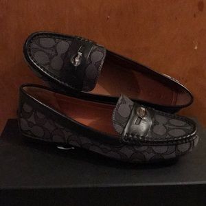 Coach penny loafers